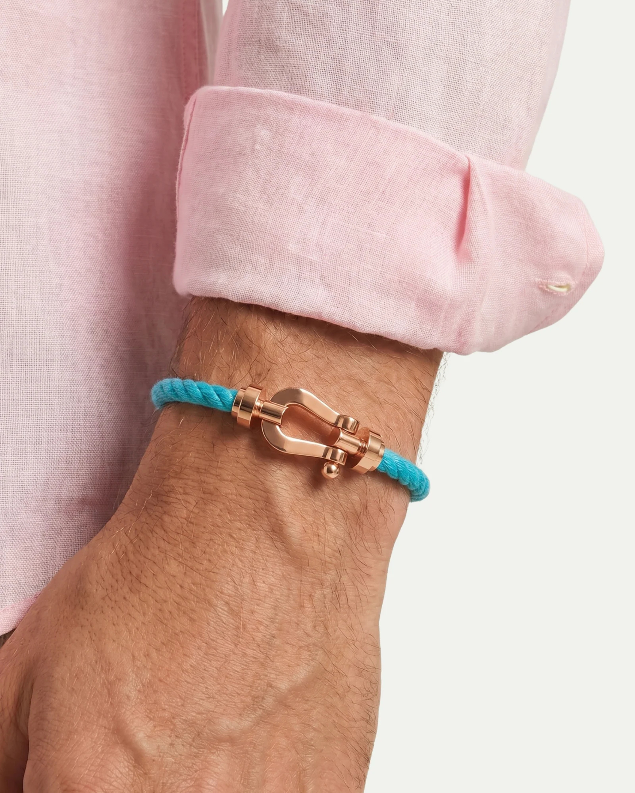 YACHT BRACELET - BLUE/ROSE GOLD