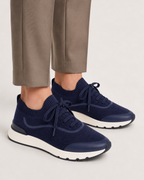 MONTERA MESH SLIP-ON SNEAKER - NAVY