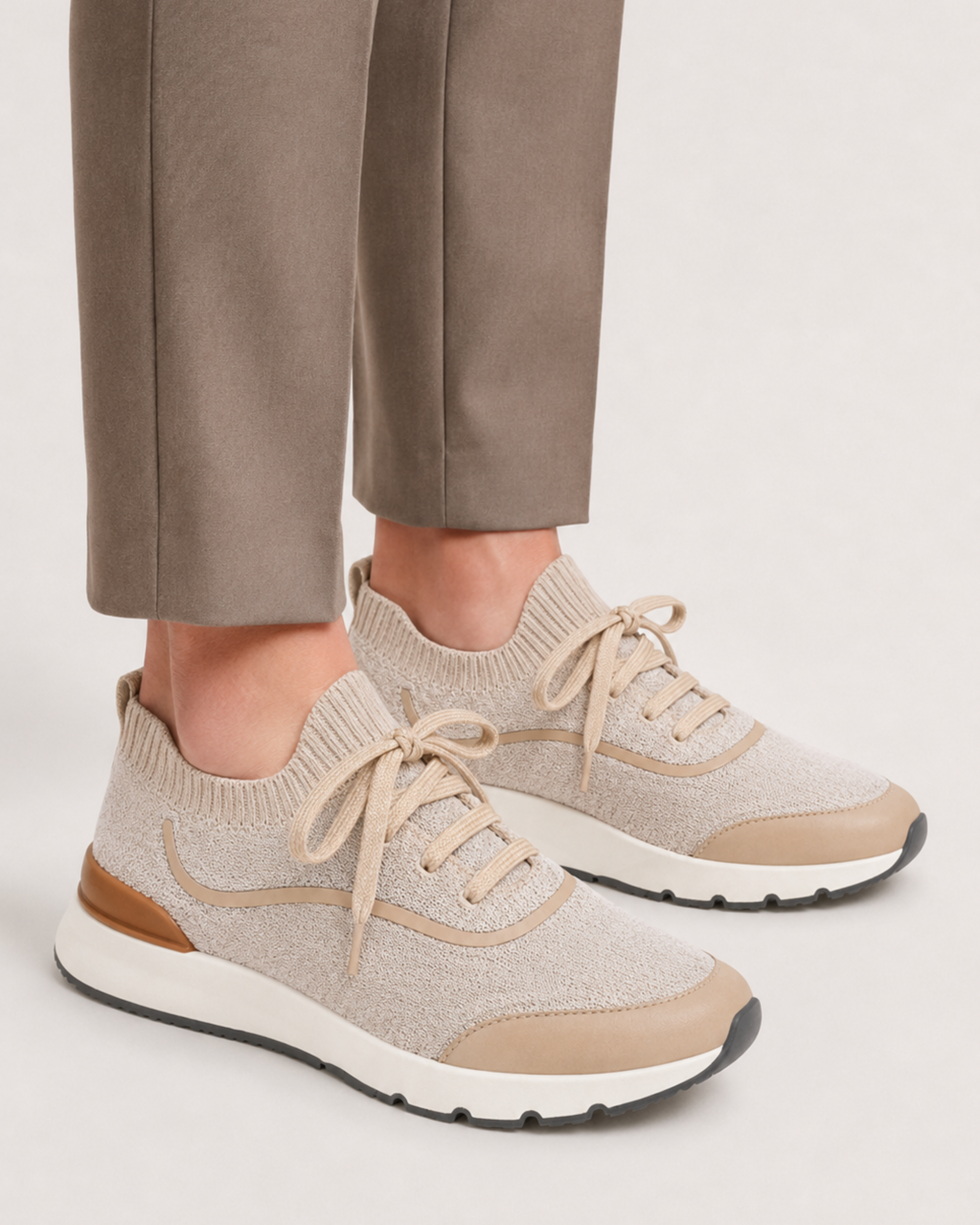 MONTERA MESH SLIP-ON SNEAKER - SAND