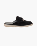 SEASIDE SUEDE MULE - BLACK
