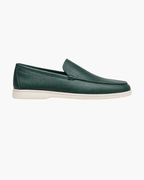 ALVERO LEATHER LOAFER - GREEN