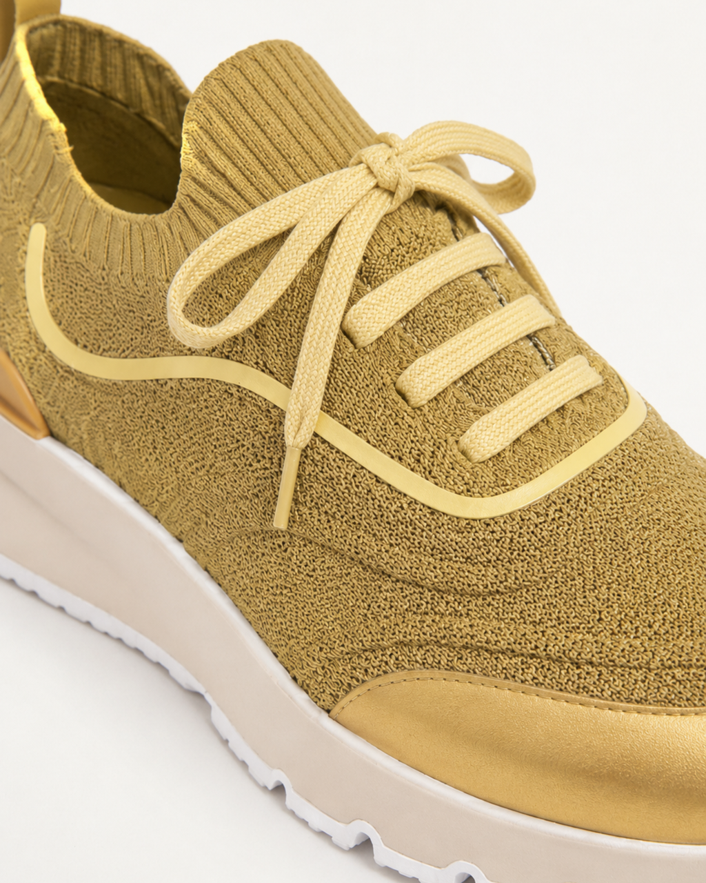 MONTERA MESH SLIP-ON SNEAKER - GOLD/YELLOW