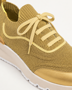 MONTERA MESH SLIP-ON SNEAKER - GOLD/YELLOW