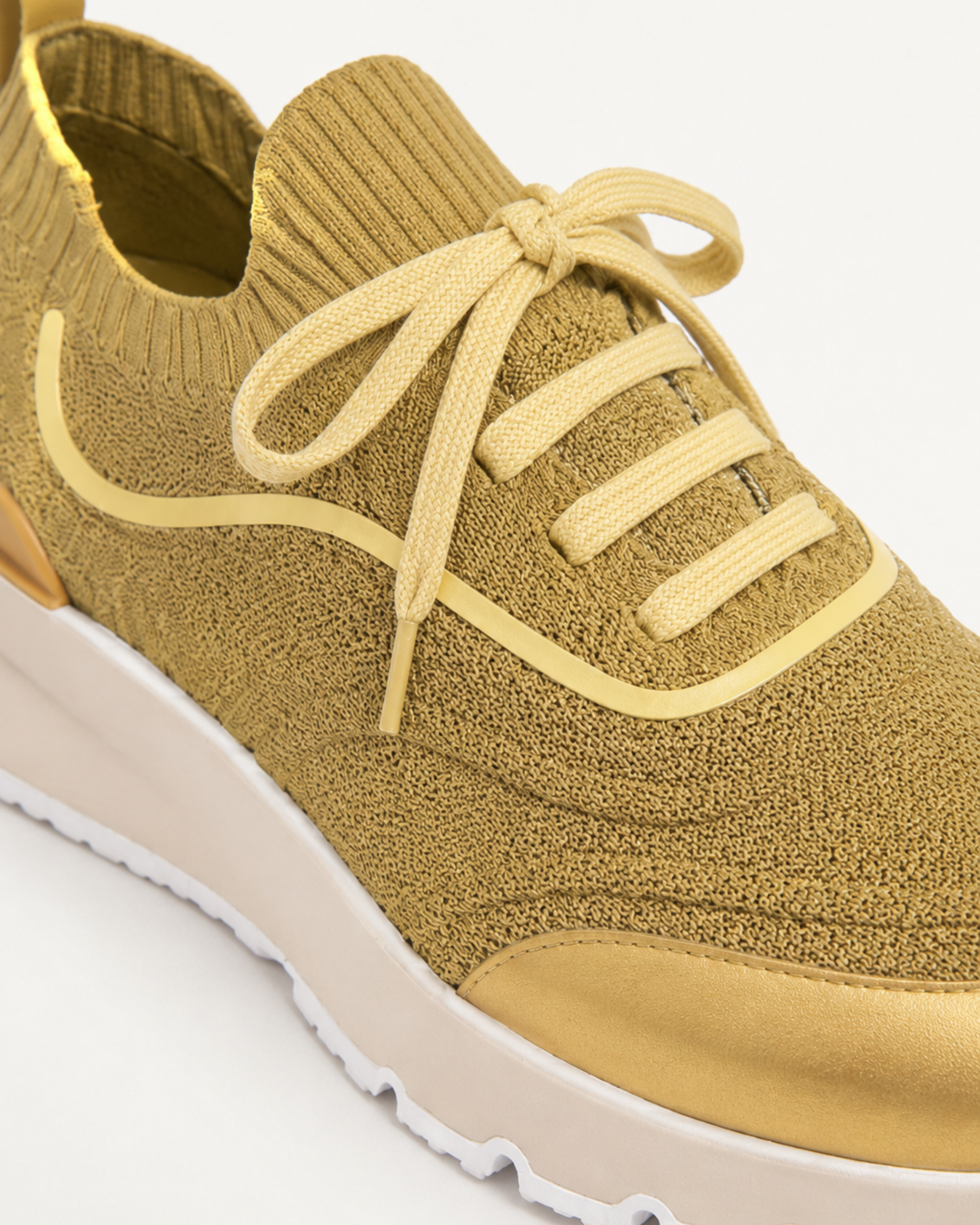 MONTERA MESH SLIP-ON SNEAKER - GOLD/YELLOW