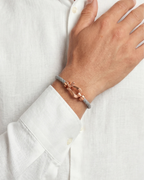 YACHT BRACELET - GREY/ROSE GOLD