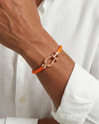 YACHT BRACELET - ORANGE/ROSE GOLD