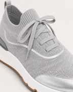 MONTERA MESH SLIP-ON SNEAKER - SILVER