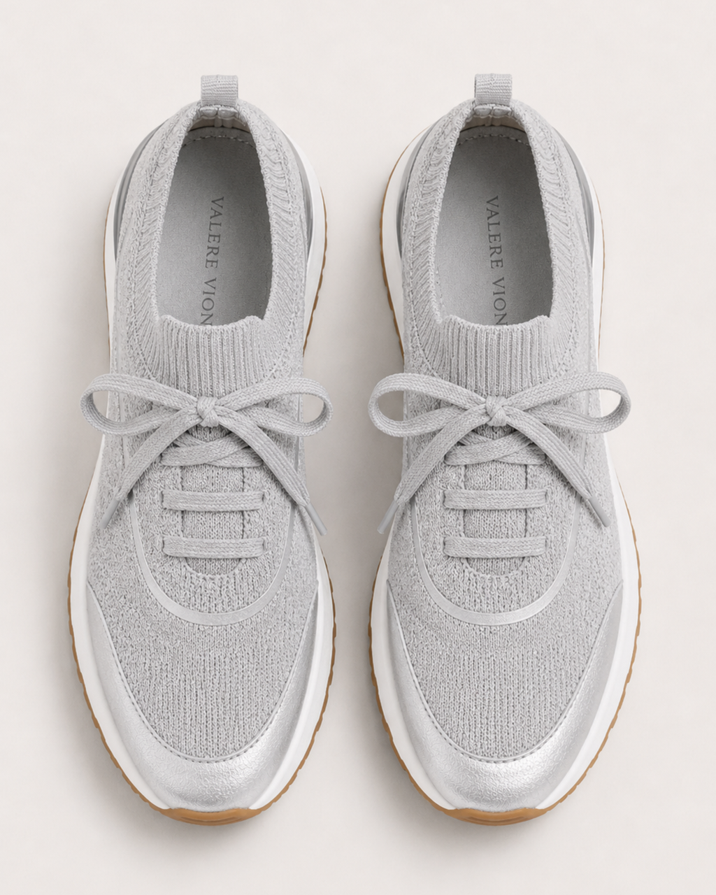 MONTERA MESH SLIP-ON SNEAKER - SILVER