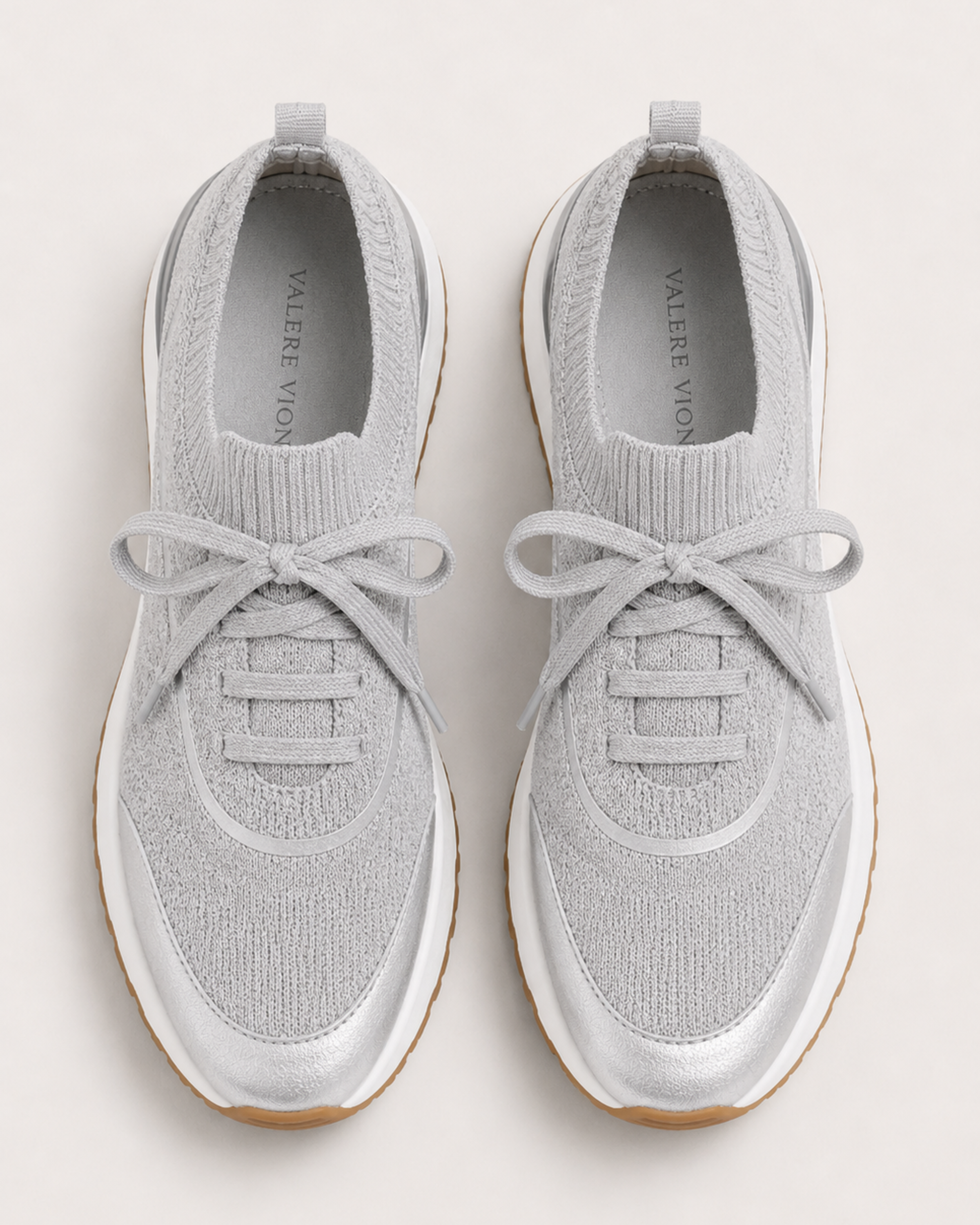 MONTERA MESH SLIP-ON SNEAKER - SILVER