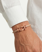 YACHT BRACELET - SAND/ROSE GOLD