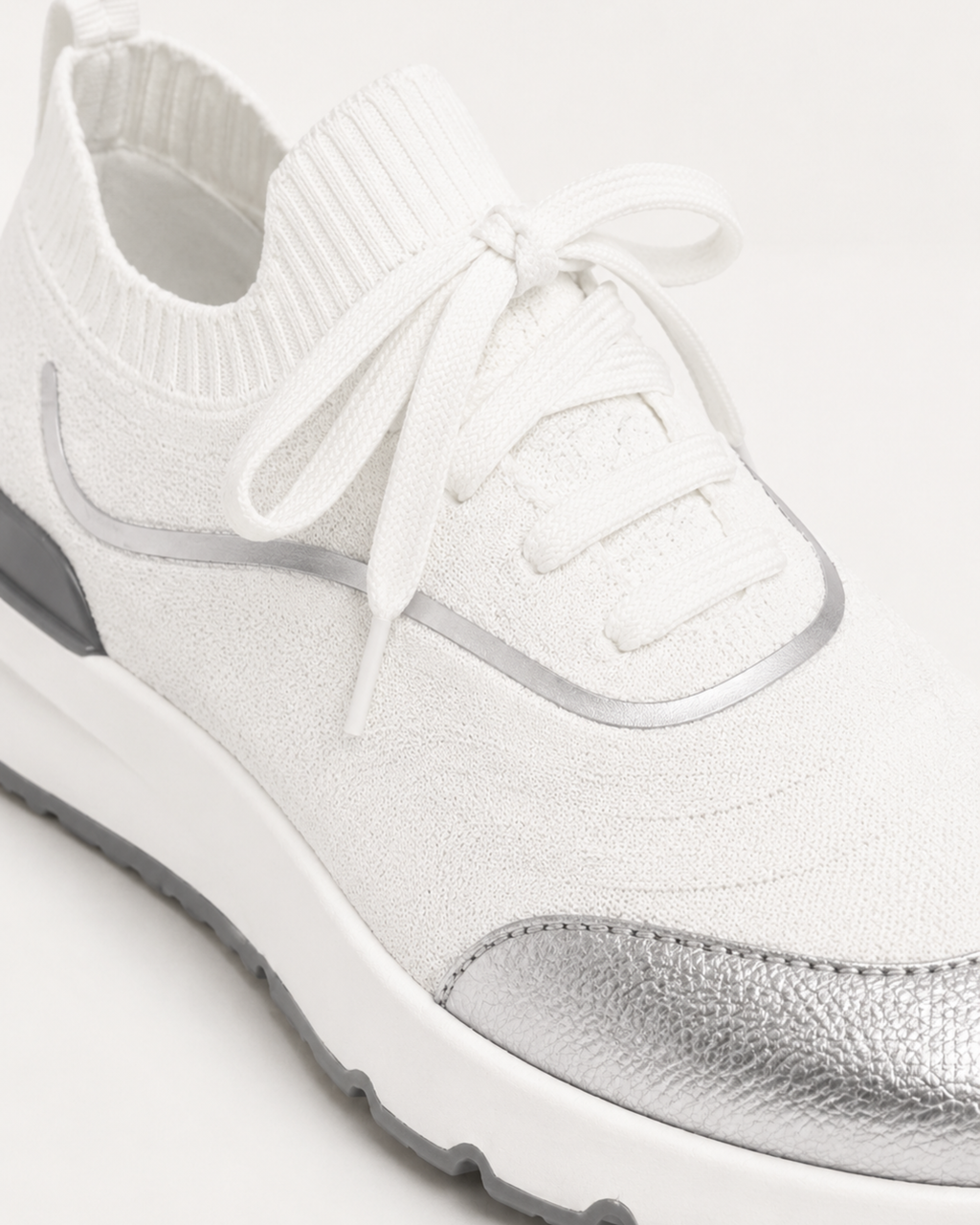 MONTERA MESH SLIP-ON SNEAKER - WHITE