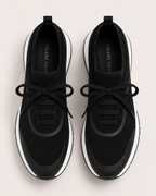 MONTERA MESH SLIP-ON SNEAKER - BLACK