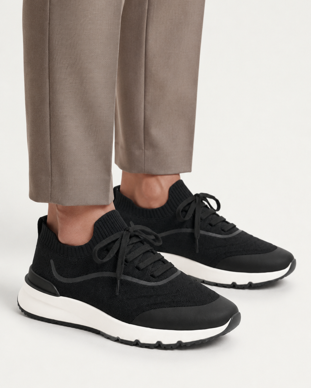MONTERA MESH SLIP-ON SNEAKER - BLACK