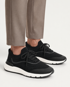 MONTERA MESH SLIP-ON SNEAKER - BLACK