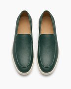 ALVERO LEATHER LOAFER - GREEN