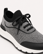 MONTERA MESH SLIP-ON SNEAKER - BLACK/WHITE