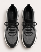 MONTERA MESH SLIP-ON SNEAKER - BLACK/WHITE
