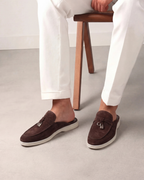 SEASIDE SUEDE MULE - BROWN