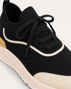 MONTERA MESH SLIP-ON SNEAKER - BLACK/SAND