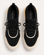 MONTERA MESH SLIP-ON SNEAKER - BLACK/SAND